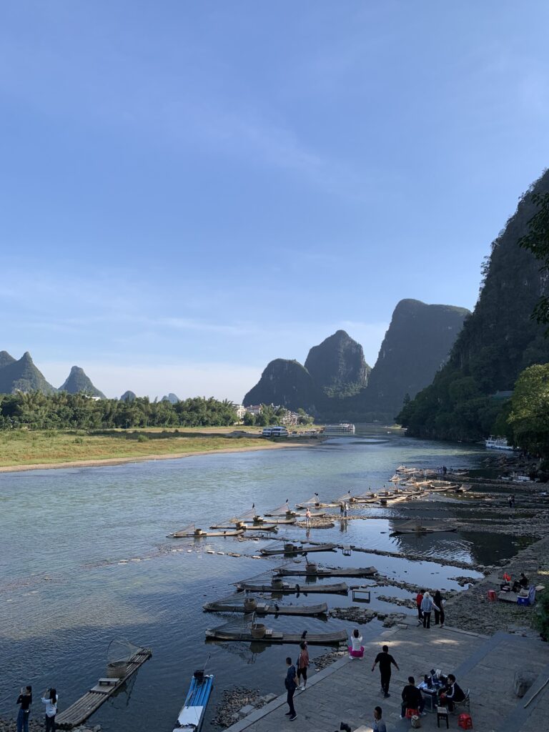Photo du Yangtze prise depuis Yangshuo en Chine
