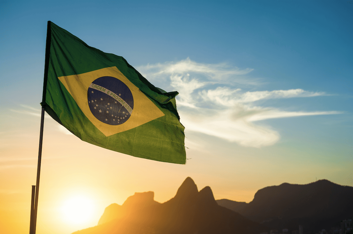 Image d'un drapeau du brésil